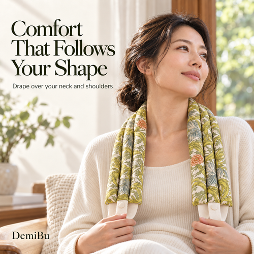 Comfort That Follows Your Shape - drape over neck and shoulders