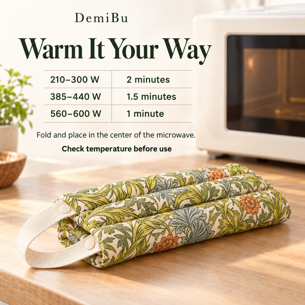 Warm It Your Way - microwave heating guide