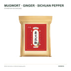 Mugwort, ginger and Sichuan pepper foot soak, 30 whole-herb packs in one kraft bag