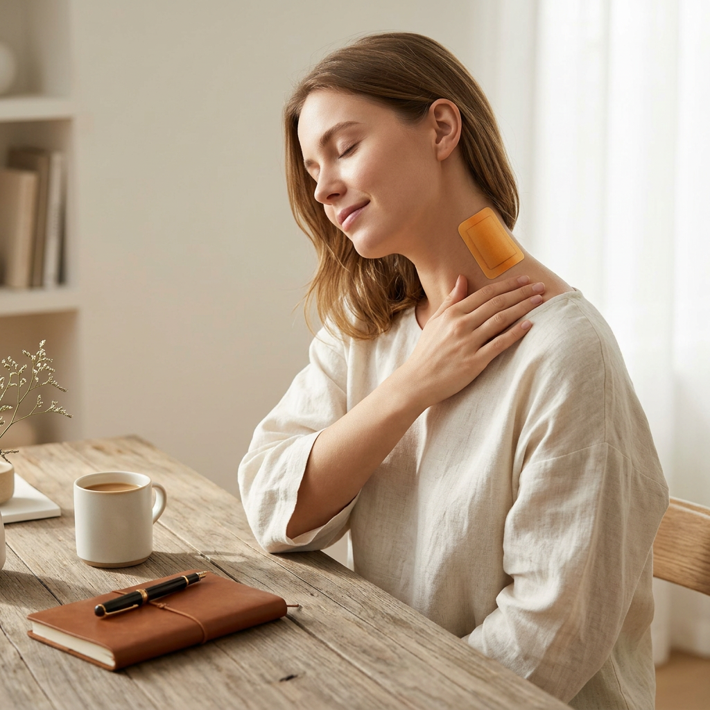 DemiBu Multi-Zone Herbal Body Comfort Patch - Neck Cervical Application Desk Relaxation