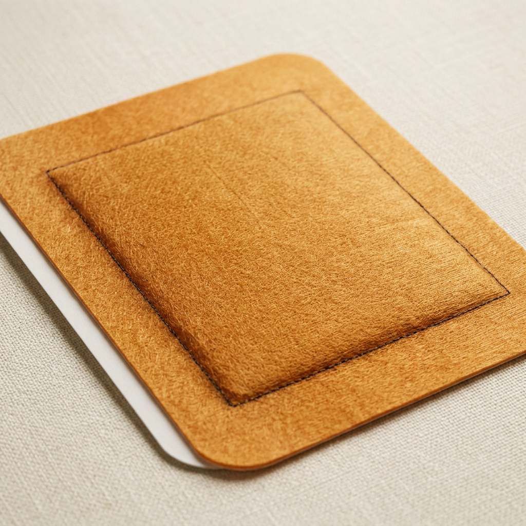 DemiBu Multi-Zone Herbal Body Comfort Patch - Authentic Blank Texture Detail and Herbal Matrix Core